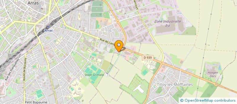 localisation de l'entreprise SCI LES DEUX LIONS  ARRAS
