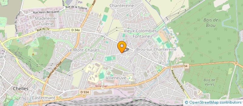 localisation de l'entreprise SCI LES DEUX LIONS  SAINT-HILARION