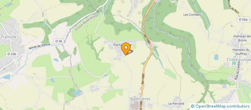 localisation de l'entreprise SCI LES DEUX M  ECLOSE-BADINIERES