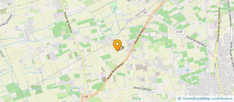 localisation de l'entreprise SCI LES DEUX M  PERNES-LES-FONTAINES