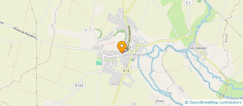 localisation de l'entreprise SCI LES DEUX M DE LA GARENNE  SAINT-MAXIRE