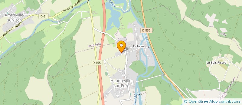 localisation de l'entreprise SCI LES DEUX MAISONS  HEUDREVILLE-SUR-EURE