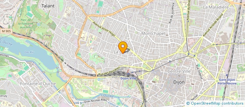 localisation de l'entreprise SCI LES DEUX MONSTRES à DIJON