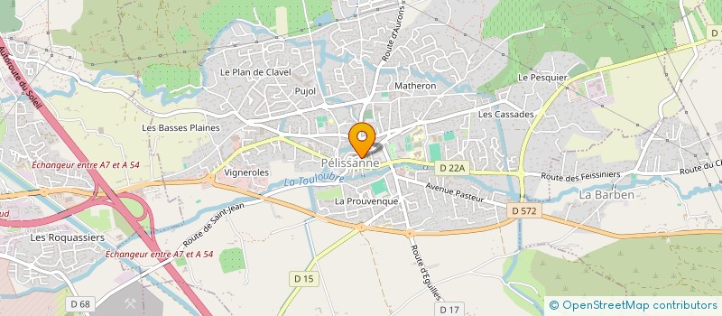 localisation de l'entreprise SCI LES DEUX MOUFLONS  PELISSANNE