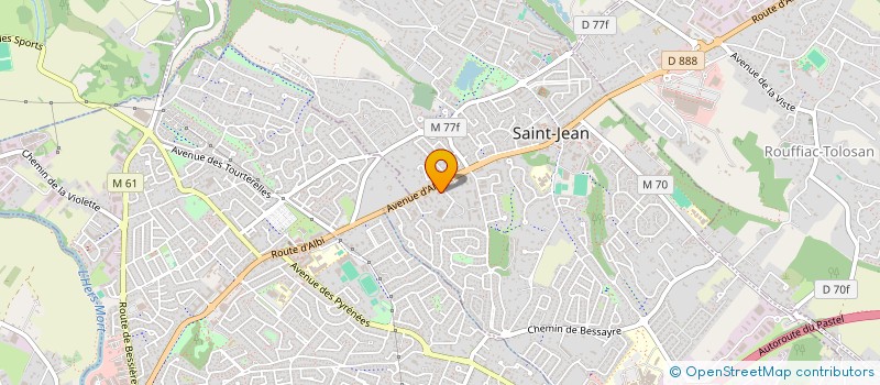 localisation de l'entreprise SCI LES DEUX MOULINS à SAINT-JEAN