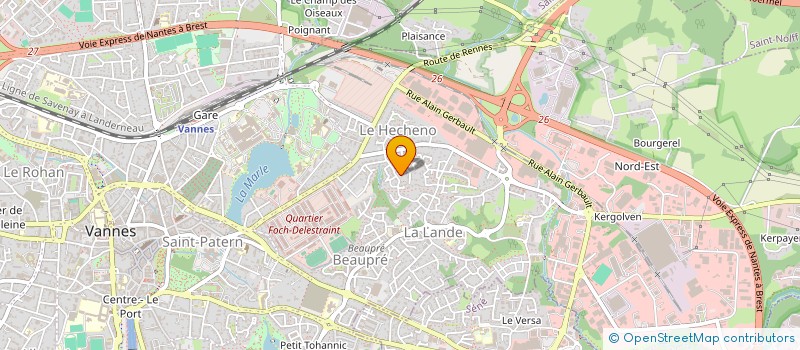 localisation de l'entreprise SCI LES DEUX MOULINS à VANNES