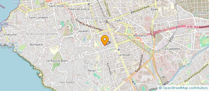 localisation de l'entreprise SCI LES DEUX MOULINS à MARSEILLE