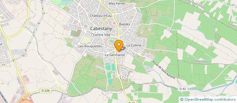 localisation de l'entreprise SCI LES DEUX MOULINS  CABESTANY