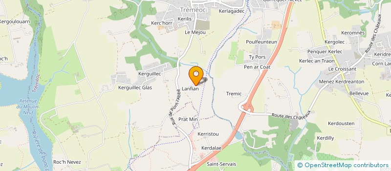 localisation de l'entreprise SCI  LES DEUX ORPHELINES  TREMEOC