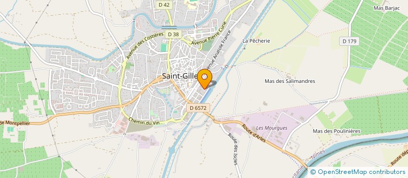 localisation de l'entreprise SCI LES DEUX PERRET à SAINT-GILLES