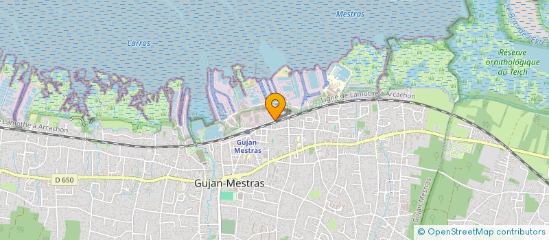 localisation de l'entreprise SCI LES DEUX PIERRES  GUJAN-MESTRAS