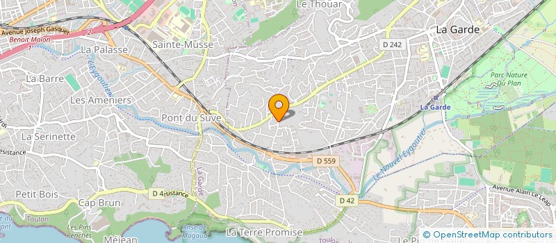 localisation de l'entreprise SCI LES DEUX PINS à LA GARDE
