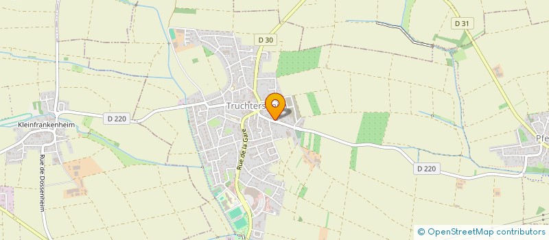 localisation de l'entreprise SCI LES DEUX PIVOINES  TRUCHTERSHEIM