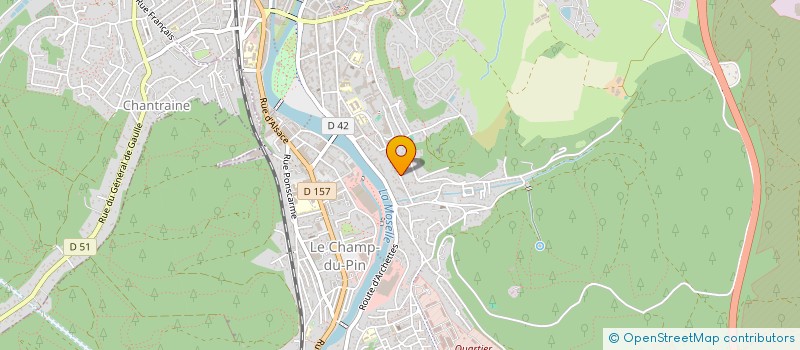 localisation de l'entreprise SCI LES DEUX PONTS à EPINAL