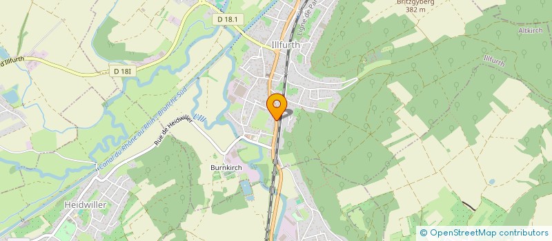 localisation de l'entreprise SCI LES DEUX RIVES  ILLFURTH