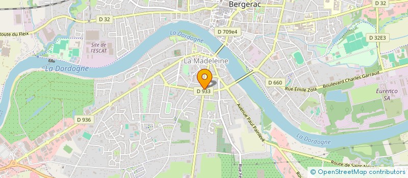 localisation de l'entreprise SCI LES DEUX RIVES à BERGERAC