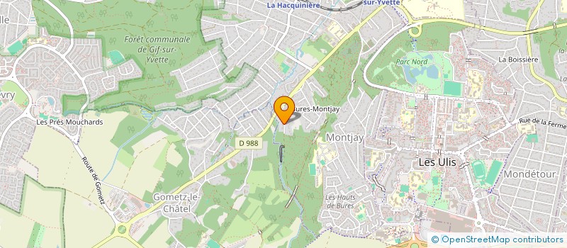 localisation de l'entreprise SCI LES DEUX RIVES  BURES-SUR-YVETTE