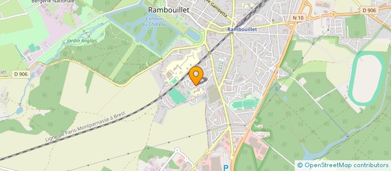 localisation de l'entreprise SCI LES DEUX RIVIERES  RAMBOUILLET