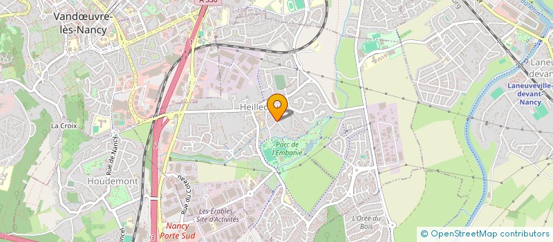 localisation de l'entreprise SCI LES DEUX S  HEILLECOURT