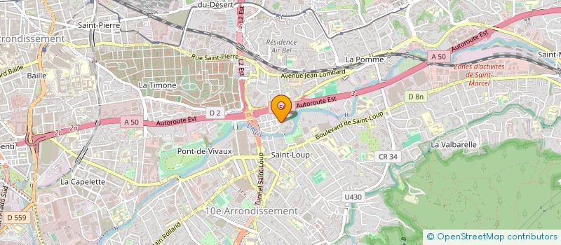 localisation de l'entreprise SCI LES DEUX SOEURS à MARSEILLE