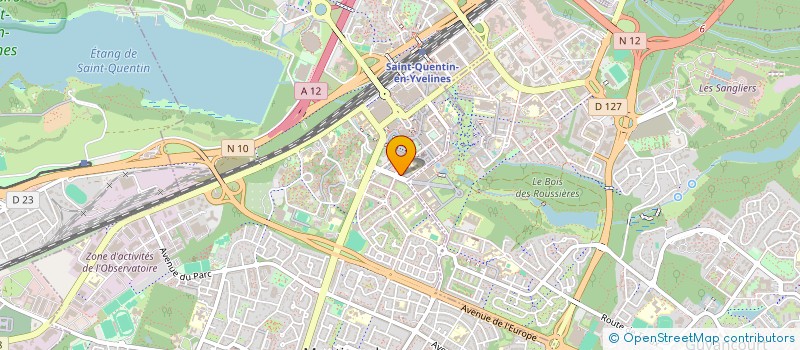 localisation de l'entreprise SCI LES DEUX SYLVIE  MONTIGNY-LE-BRETONNEUX