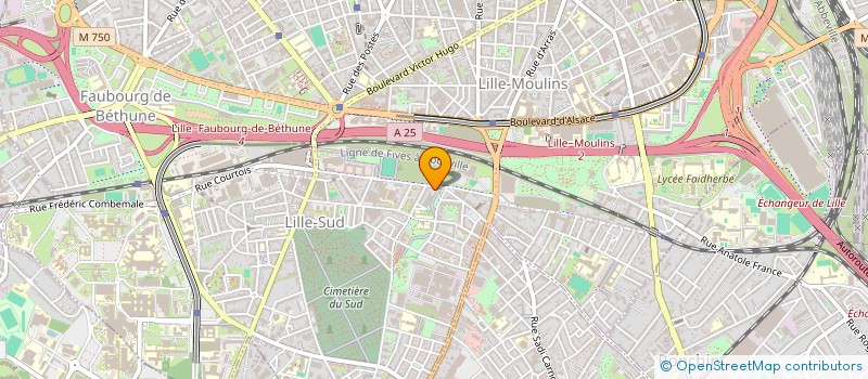 localisation de l'entreprise SCI LES DEUX TILLEULS à LILLE