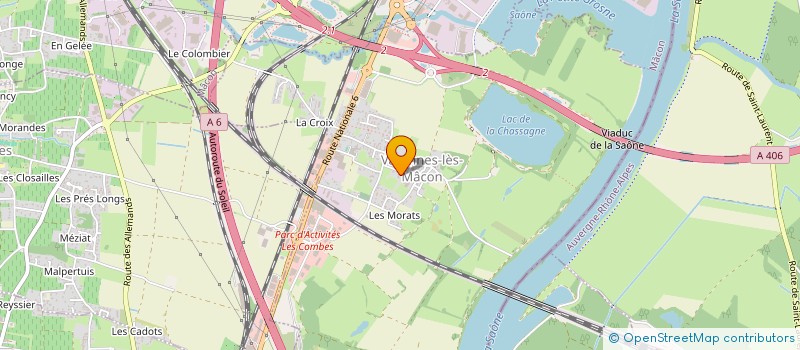 localisation de l'entreprise SCI LES DEUX V à VARENNES-LES-MACON