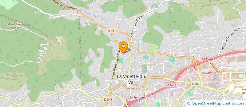localisation de l'entreprise SCI LES DEUX VIGNES à LA VALETTE-DU-VAR