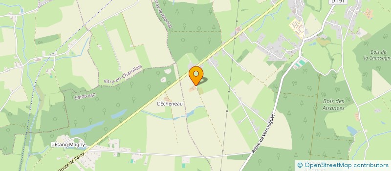 localisation de l'entreprise SCI LES DEVANTS  PARAY LE MONIAL