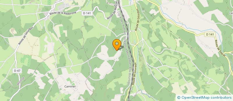 localisation de l'entreprise SCI LES DEVEZES  LAMOTHE-FENELON