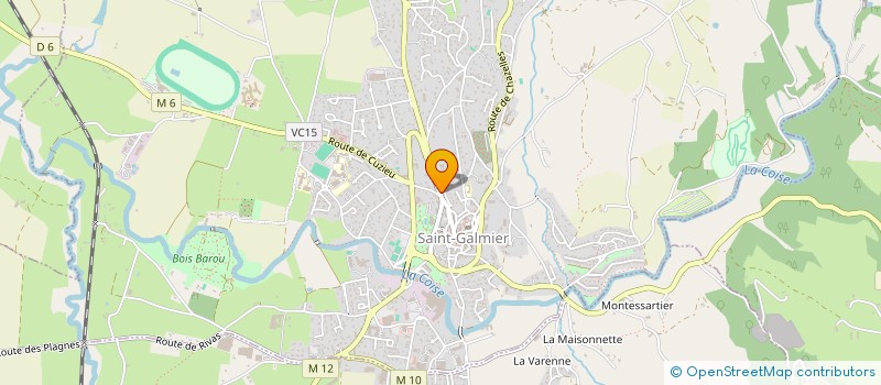 localisation de l'entreprise SCI LES DIABLES  SAINT-GALMIER