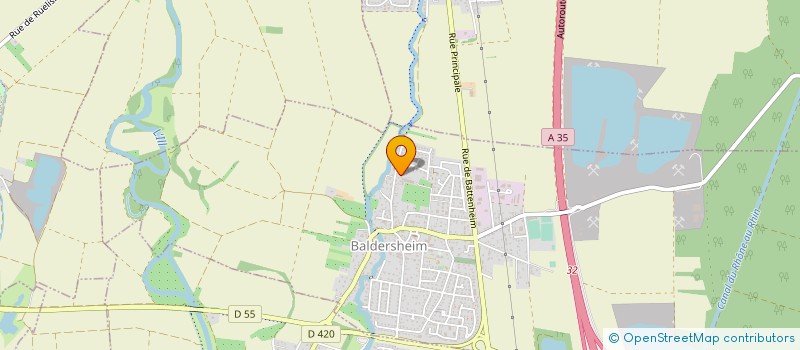 localisation de l'entreprise SCI LES DIABLOTINS  BATTENHEIM