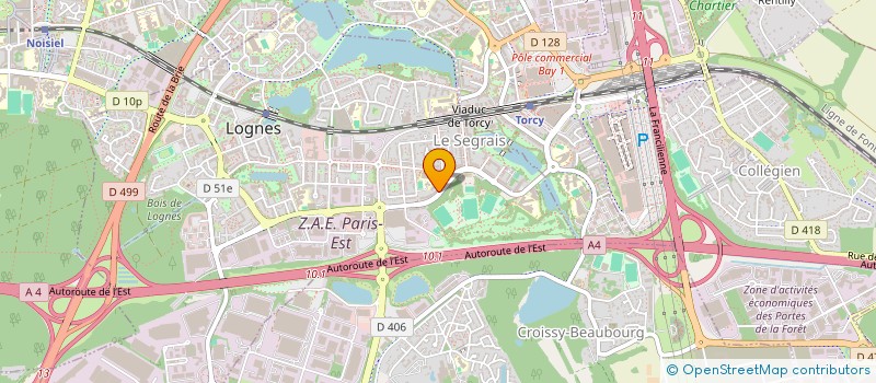 localisation de l'entreprise SCI LES DIABLOTINS à LOGNES