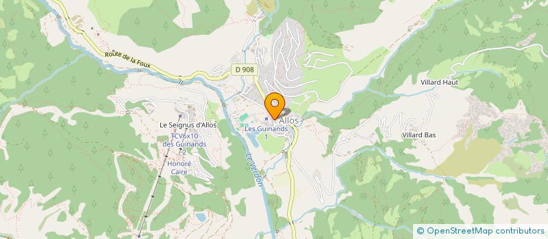 localisation de l'entreprise SCI LES DIABLOTINS  LES ADRETS-DE-L'ESTEREL