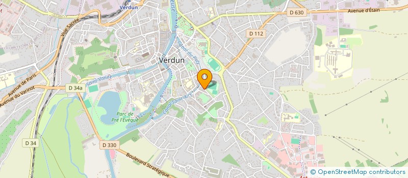 localisation de l'entreprise SCI LES DIAMANTS à VERDUN