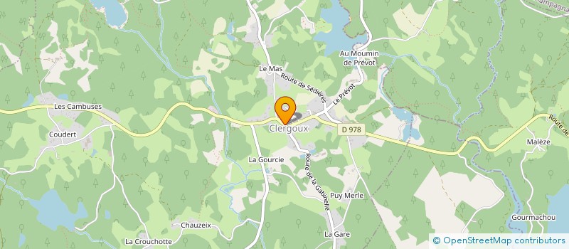localisation de l'entreprise SCI LES DILIGENCES à MARCILLAC-LA-CROISILLE