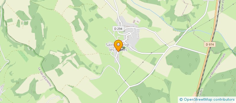 localisation de l'entreprise SCI LES DISSES à SAINT-BROINGT-LES-FOSSES