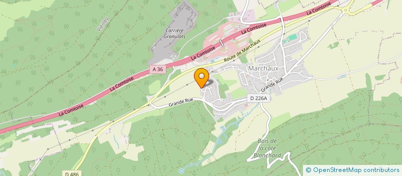 localisation de l'entreprise SCI LES DIX ALTEAS  MARCHAUX-CHAUDEFONTAINE