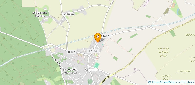 localisation de l'entreprise SCI LES DIX ARPENTS à ABONDANT