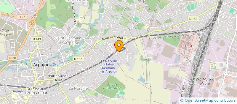 localisation de l'entreprise SCI LES DIZYGS à SAINT-GERMAIN-LES-ARPAJON