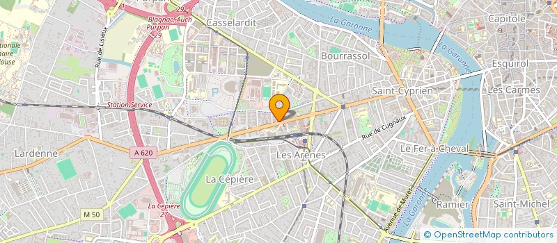 localisation de l'entreprise SCI LES DOCS à TOULOUSE