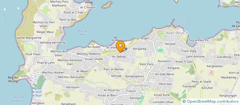 localisation de l'entreprise SCI LES DOCS DE L'OUEST  LANNILIS