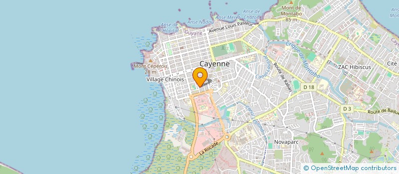 localisation de l'entreprise SCI LES DODOS  CAYENNE