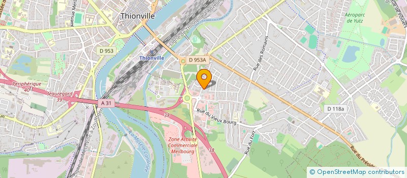 localisation de l'entreprise SCI LES DOJE  YUTZ