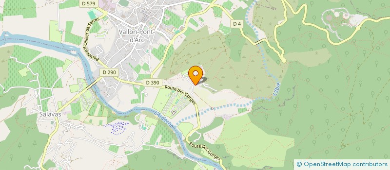 localisation de l'entreprise SCI LES DOLMENS à VALLON PONT D'ARC
