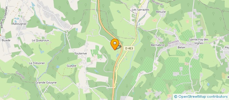localisation de l'entreprise SCI LES DOMAINES DE BASTET à BERGERAC