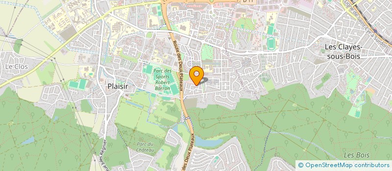 localisation de l'entreprise SCI LES DOMAINES MARTELL  PLAISIR