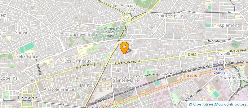 localisation de l'entreprise SCI LES DOMINIQUES à LE HAVRE