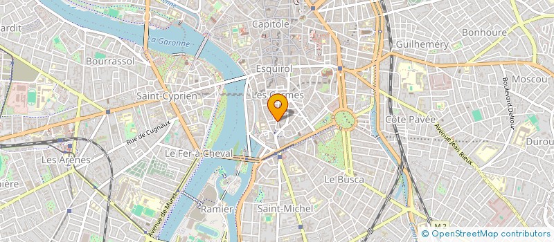 localisation de l'entreprise SCI LES DOMINOS  TOULOUSE