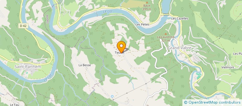localisation de l'entreprise SCI LES DONJONS à CONQUES-EN-ROUERGUE